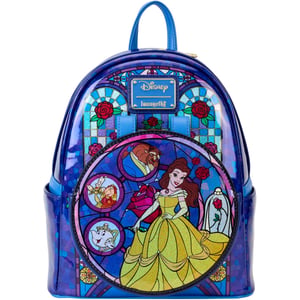 Loungefly Disney Princess Stained Glass: Belle Backpack Restock Notifications