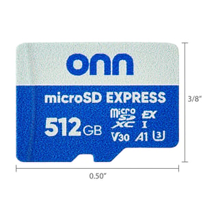 onn microSDXC Express Card, 512 GB Restock Notifications
