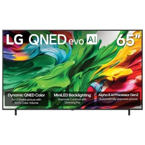 LG QNED evo AI QNED85A 4K Smart TV 2025 Restock Notifications