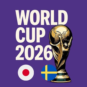 Japan vs Sweden - World Cup (Group F) Restock Notifications
