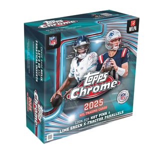 2025 Topps Chrome Football NFL Mega Box Restock Notifications