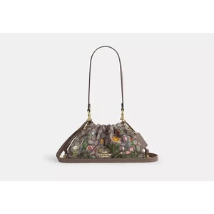 Faye Shoulder Bag In Signature Jacquard Restock Notifications