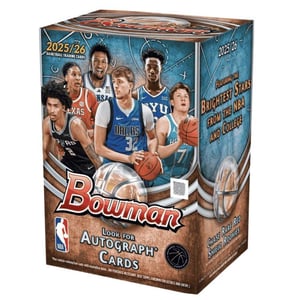 2025-26 Topps Bowman Basketball Trading Card Value Box Restock Notifications