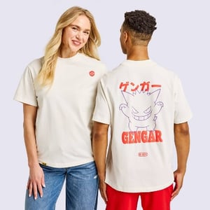 Adult Gengar Graphic Print Short Sleeve Crewneck T-Shir Restock Notifications
