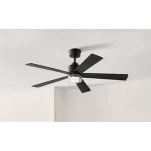 Smart Indoor DC Motor Matte Black Ceiling Fan Restock Notifications