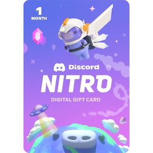 Discord Nitro 1-Month Subscription Gift Card Restock Notifications