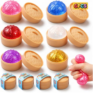 6 Pack Dumpling Squishy Mystery Box Restock Notifications
