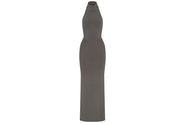 silk mini halter dress Halter tie mini dress