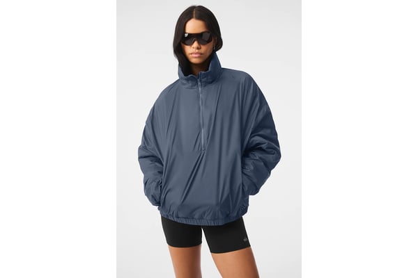 Track Alo Latitude Light Weight 1/2 Zip Pullover Jacket