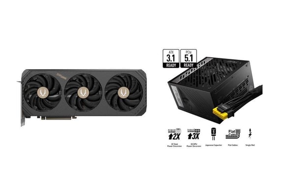 Track GPU PSU Combo - ZOTAC ZT-B50800D-10P Bundle with MSI MPG
