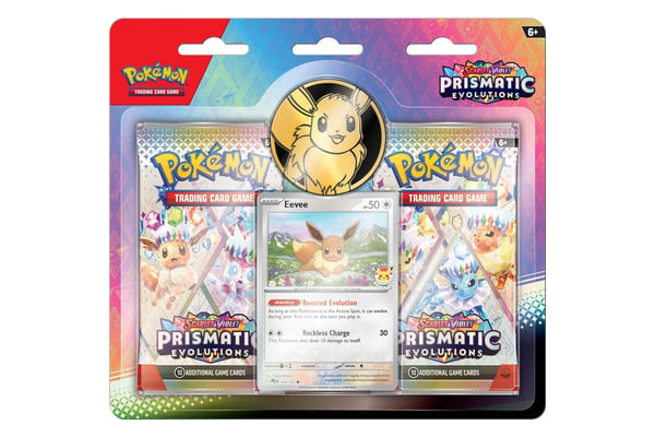 prismatic evolutions booster box target Track Pokemon Prismatic Evolutions Blister Two Pack at Target
