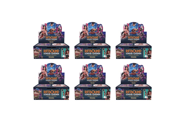 riftbound origins booster box case RIFTBOUND TCG ORIGINS BOOSTER BOX of 6 ( 1 CASE ) English League of Legend Deal