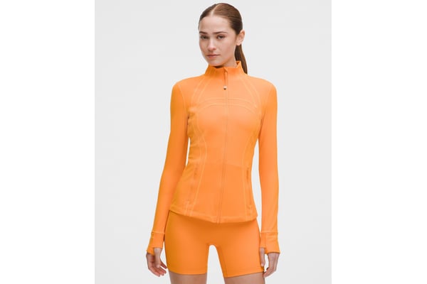 Track Define Jacket *Nulu - Citrus Sizzle Tone - 4 at Lululemon