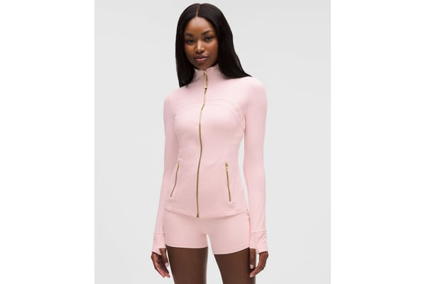 Track Define Jacket *Nulu - Pink Pearl/Gold/Gold - 10 at Lululemon