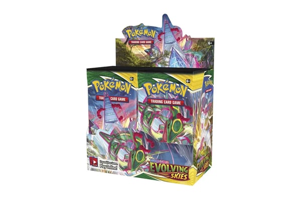 evolving skies booster box in stock Pokemon Center Elite Trainer [Set of 2] (Exclusive) - SWSH07: Evolving Skies Dynamic Power on the Horizon Evolving Skies Half Booster Box