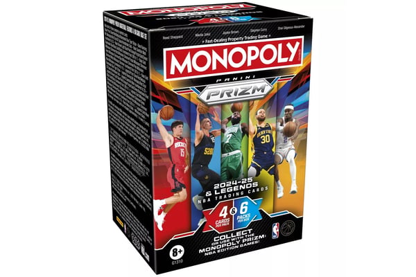 nba monopoly booster box 2024-25 Board Game In Stock Availability and Price Tracking coming by developing games that incorporate digital content and by partnering with some of the biggest names in entertainment NBA Monopoly 2023-24 Prizm Basketball