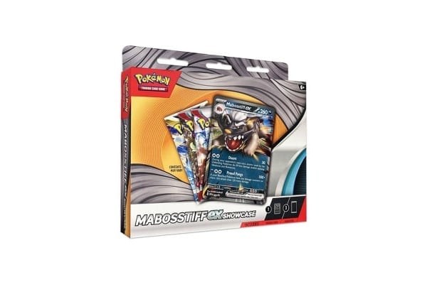 mabosstiff ex box booster packs Pokemon TCG: Mabosstiff EX Showcase Box Sealed (3 Booster Packs, Contents  Vary)