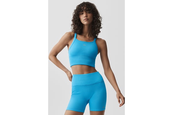 Alo Seamless Ribbed Favorite Bra Tank In Stock Availability and