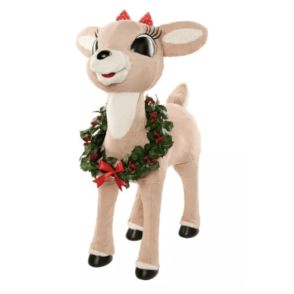 Track 4 Ft Clarice Animatronic - Rudolph the Red-Nosed Reindeer at