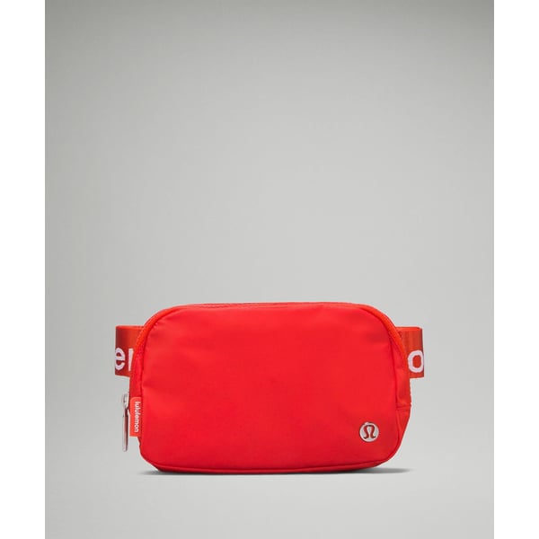 orange lululemon bag Track Everywhere Belt Bag 1L - Solar Orange/White