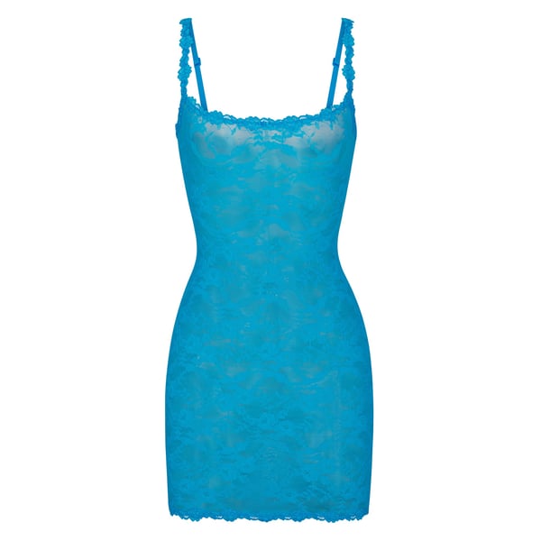 Track Stretch Lace Slip Dress - Mykonos - S at Skims