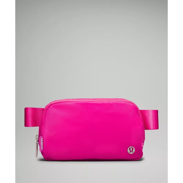 lululemon belt bag sonic pink Track Everywhere Belt Bag 1L - Sonic Pink/White