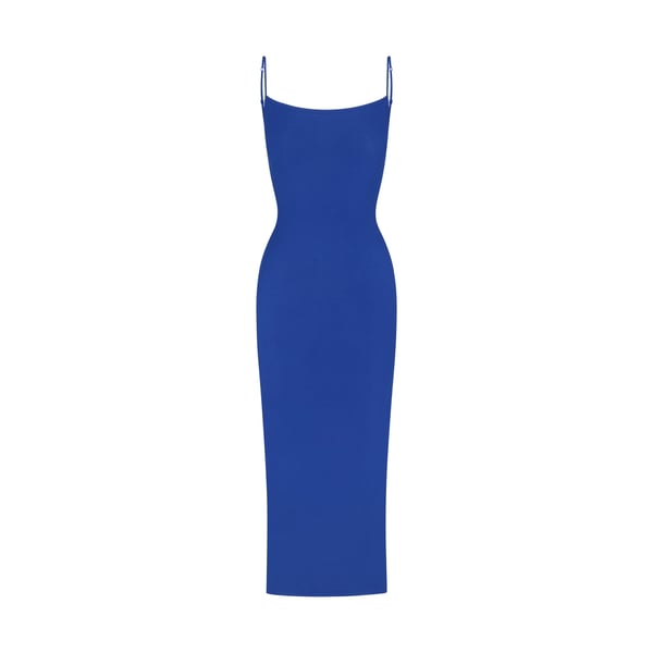 Track Soft Lounge Backless Dress - Cobalt - S at Skims
