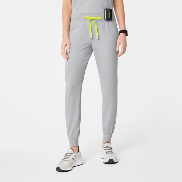 Track Figs Zamora Jogger Scrub Pants - Silver Arrows - 3XL
