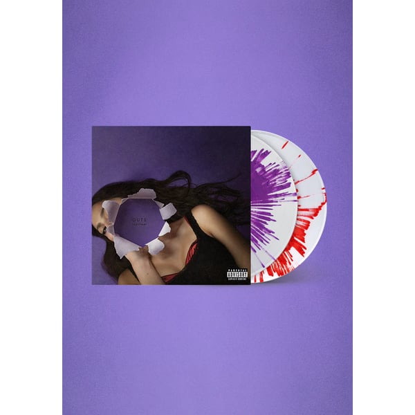 Track Olivia Rodrigo GUTS (spilled) deluxe 2LP splatter version at