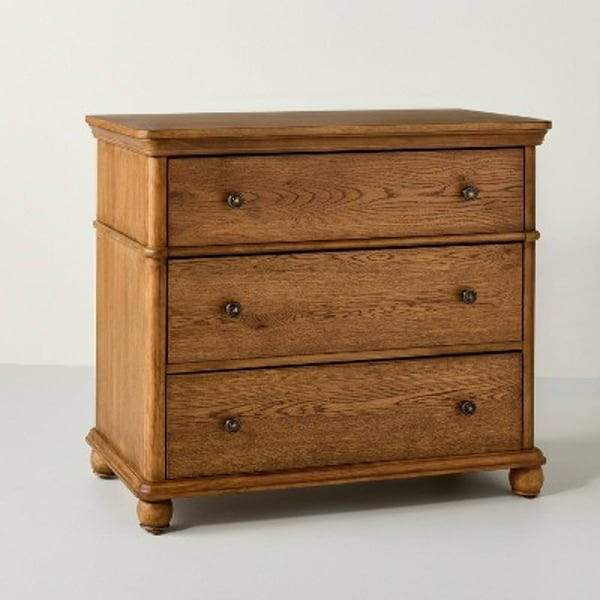 Track Hearth & Hand with Magnolia - 3 Drawer Classic Vertical Dresser