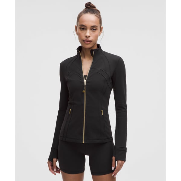 Track Define Jacket *Luon - Black/Gold - 8 at Lululemon