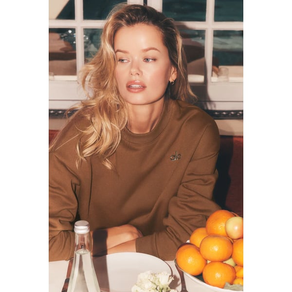 Alo Accolade Crew Neck Pullover In Stock Availability and Price